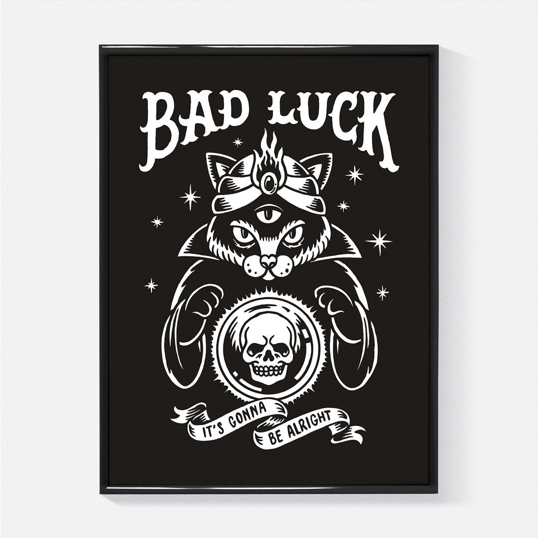 Bad Luck A3 Print