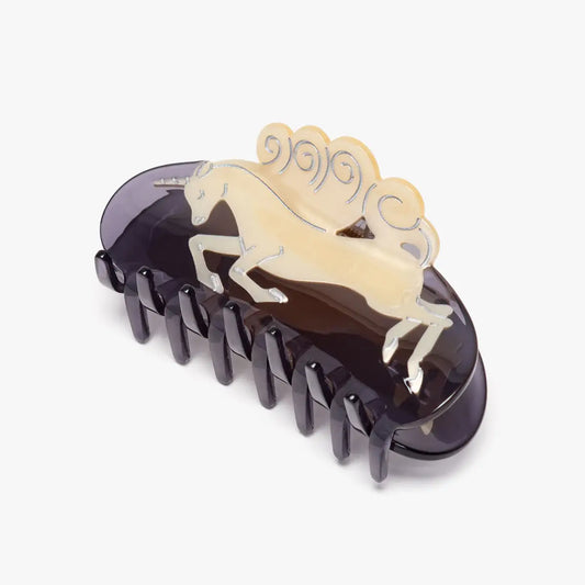 Unicorn Horse Hair Claw Clip