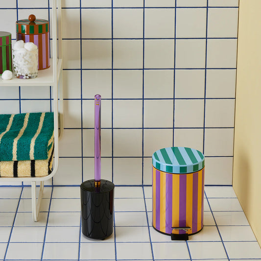 Ronnie Stripe Pedal Bin