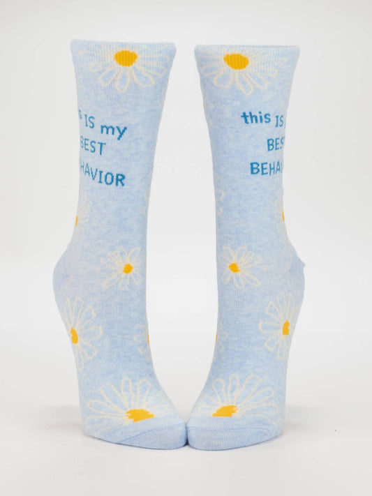 This Is My Best Behavior Women's Socks