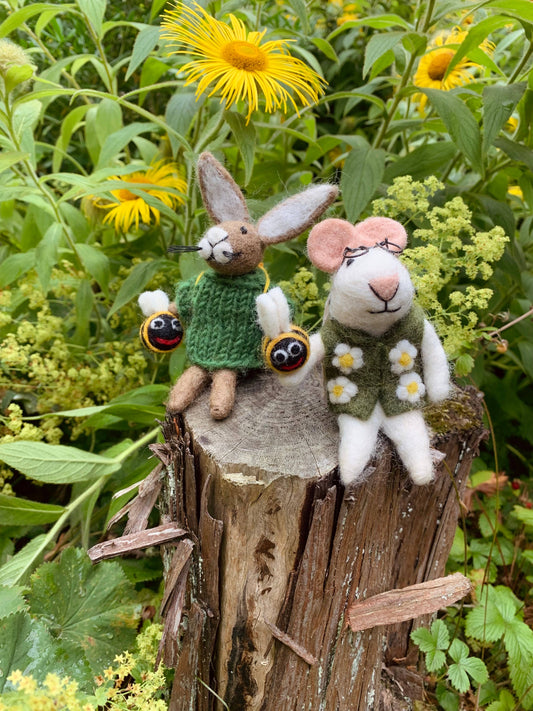 Isaac the Mouse Felt Decoration