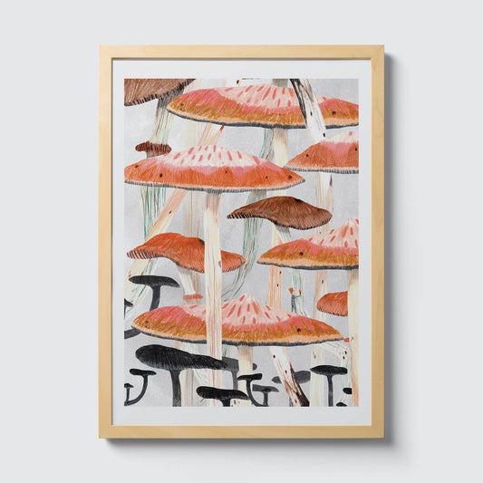 Mushroom Valley A3 Print