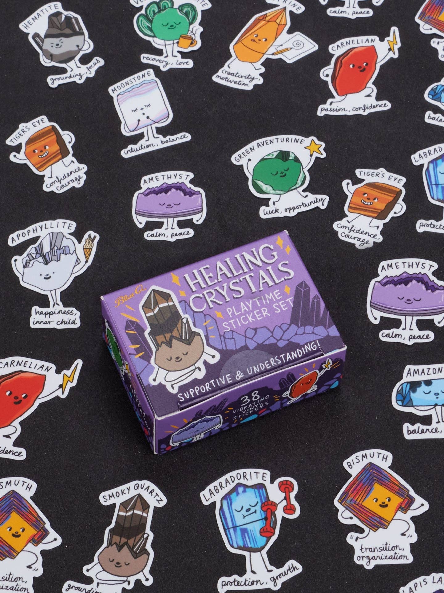 Healing Crystals Sticker Box