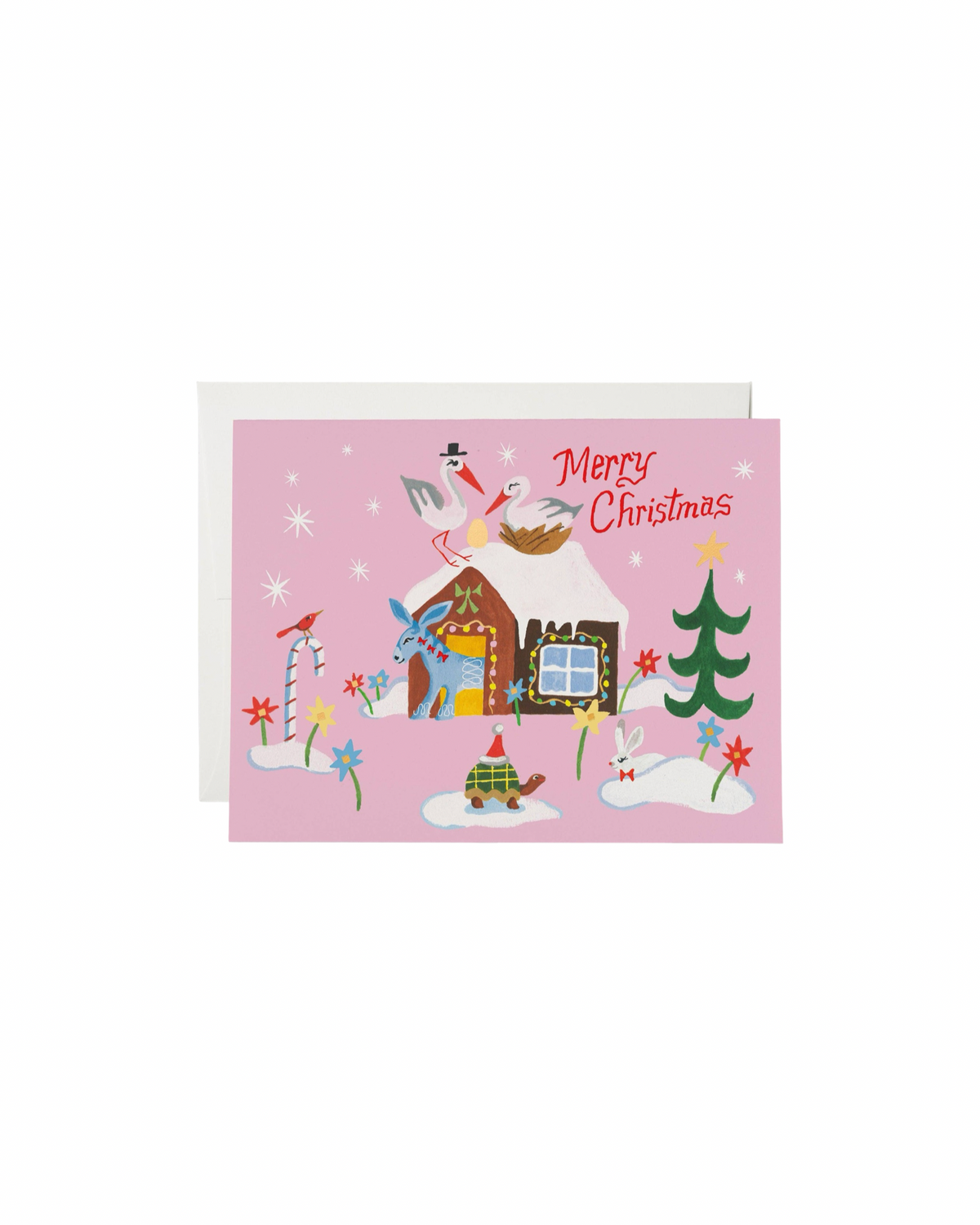 Away in a Manger Christmas Card