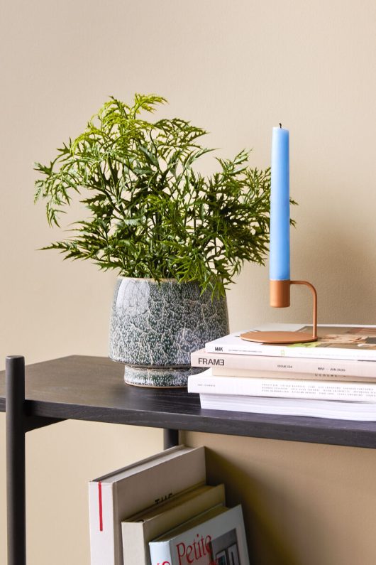 Curve Candlestick Holder - Ochre