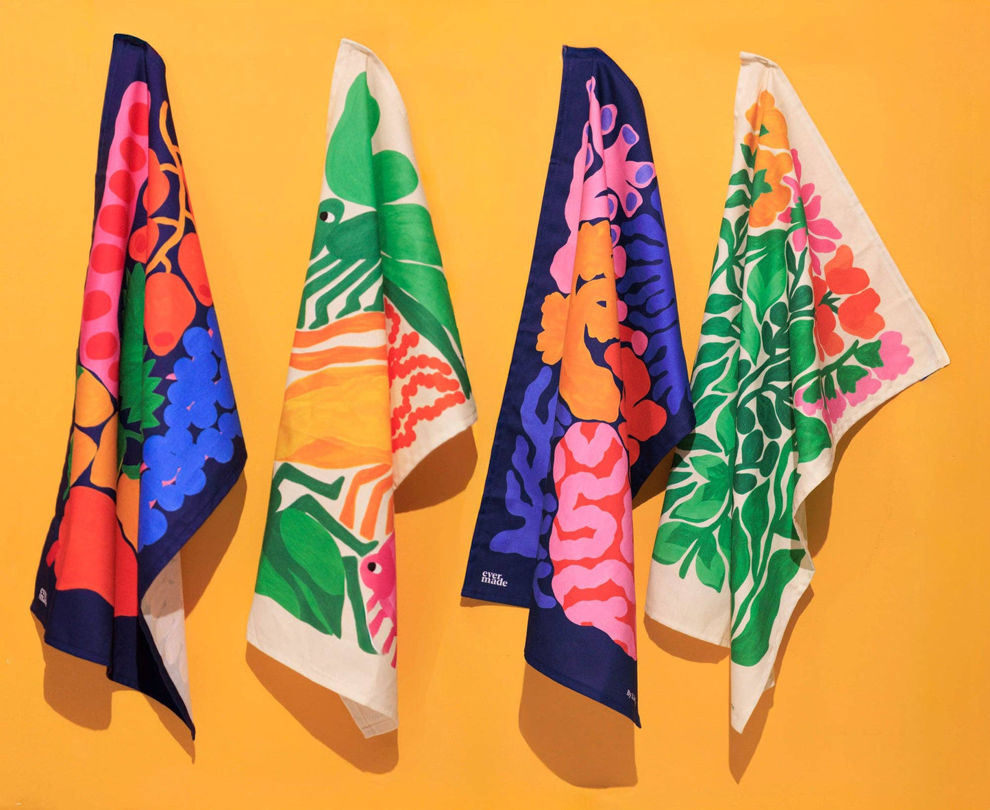 Coral Tea Towel