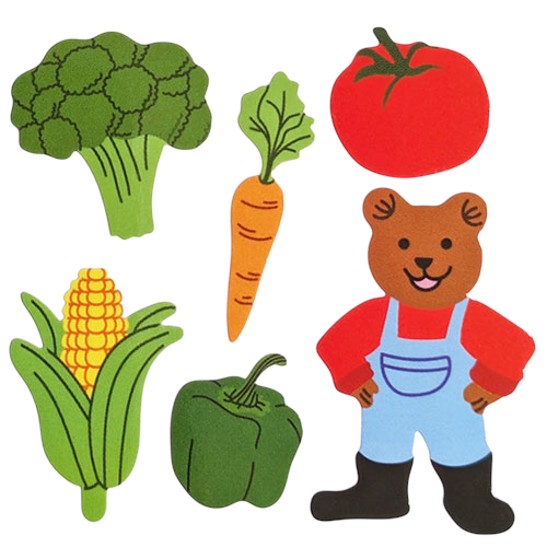 Farmer Bear Sticker Sheet