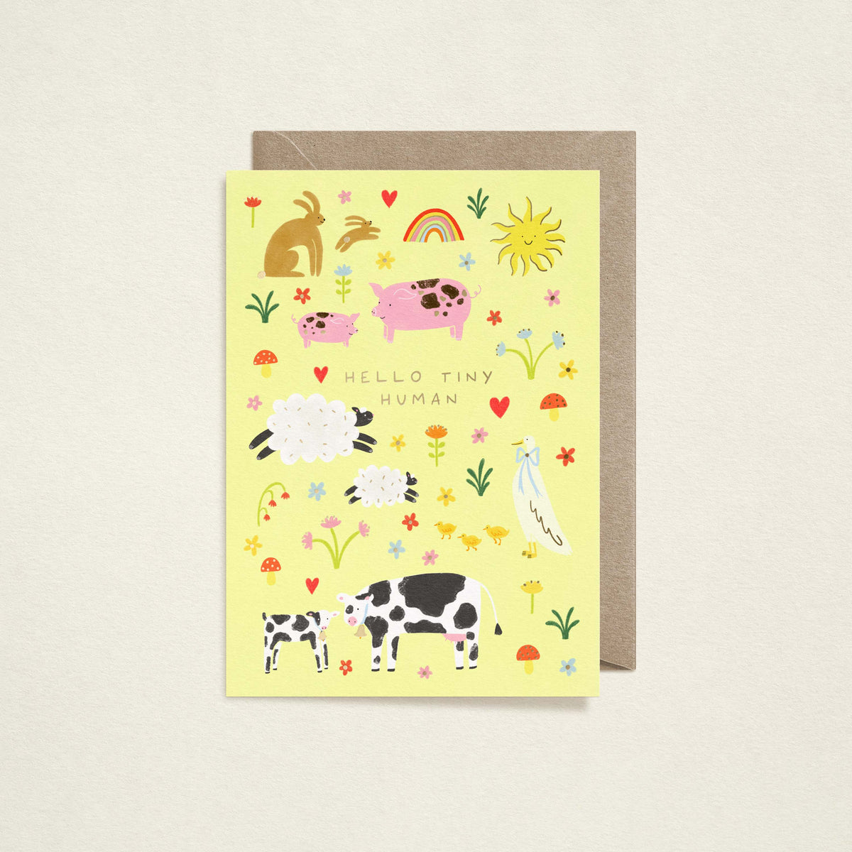 Hello Tiny Human Card
