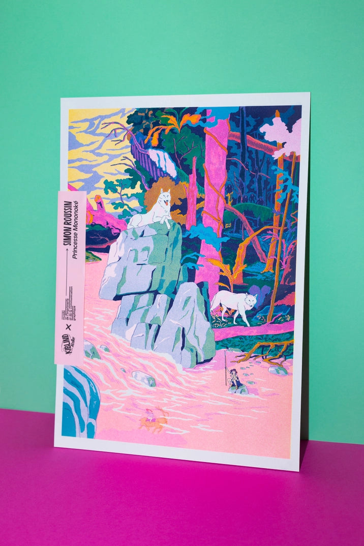 Princess Mononoke - Simon Roussin A3 Print