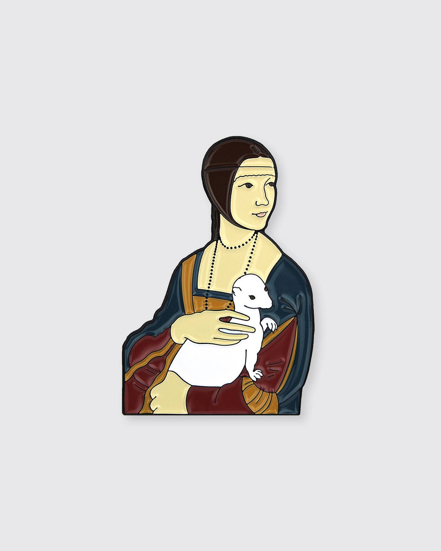 Lady with an Ermine • Enamel Pin