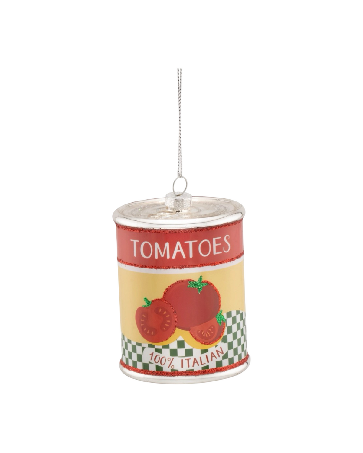 Can of Tomatoes Shaped Bauble