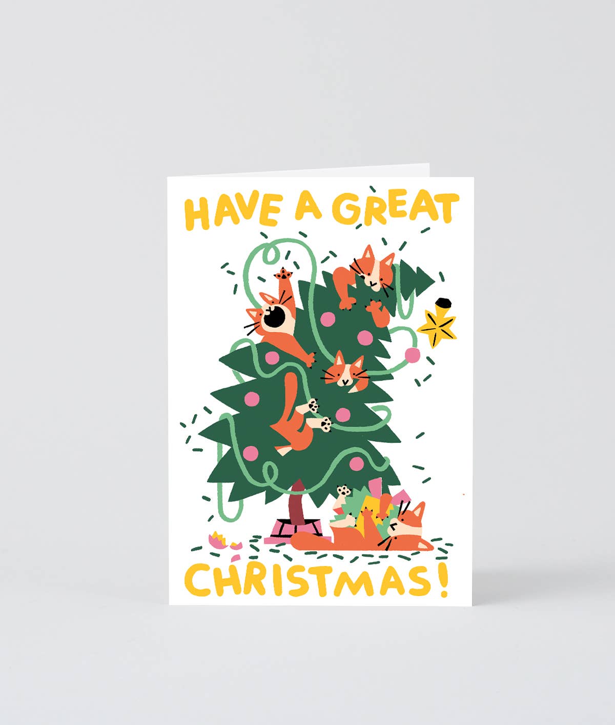 Great Christmas Cats Card