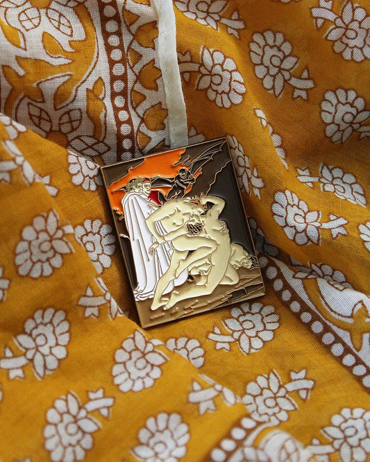 Dante and Virgil in Hell • Enamel Pin