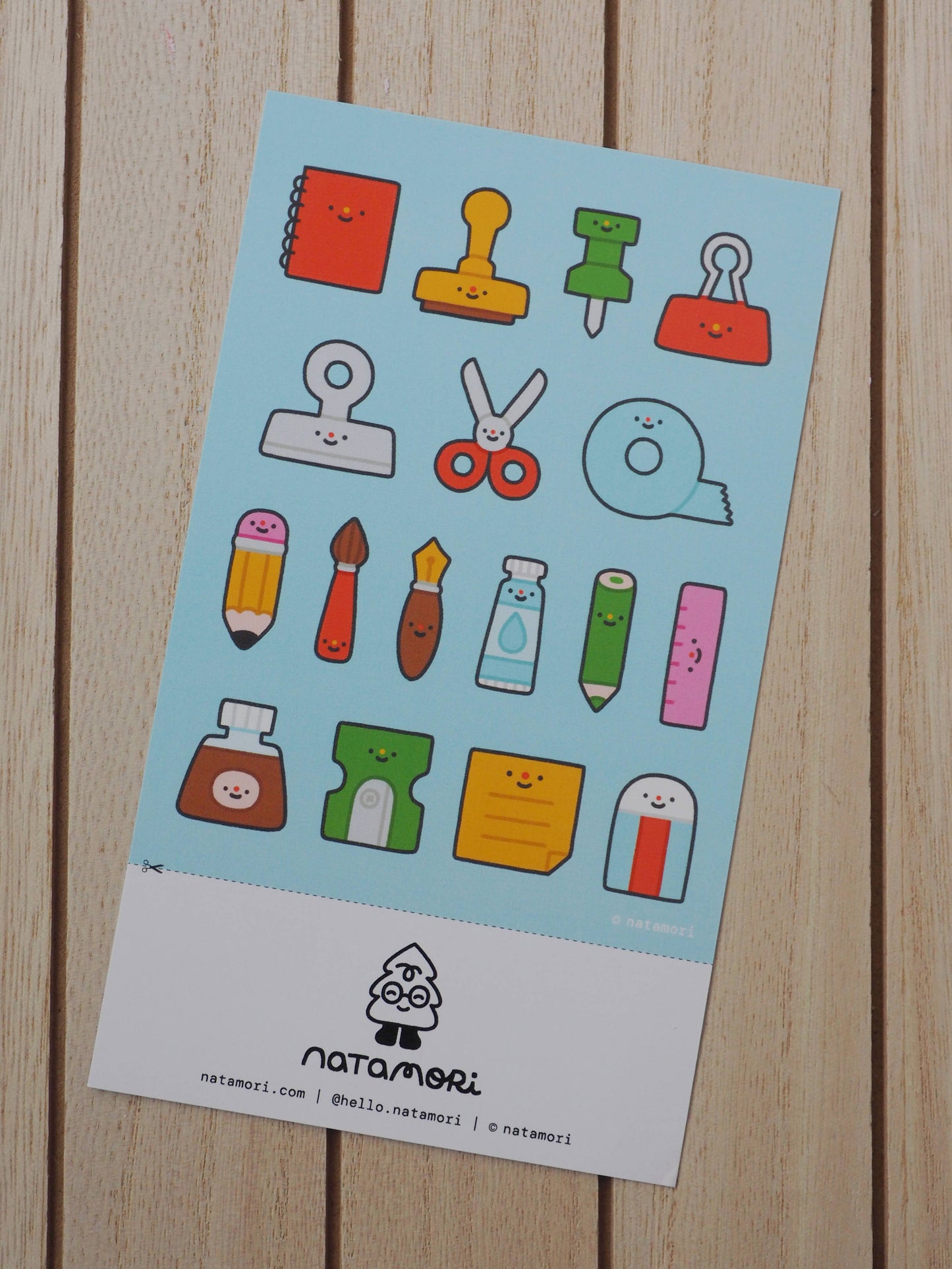 Stationery Sticker Sheet