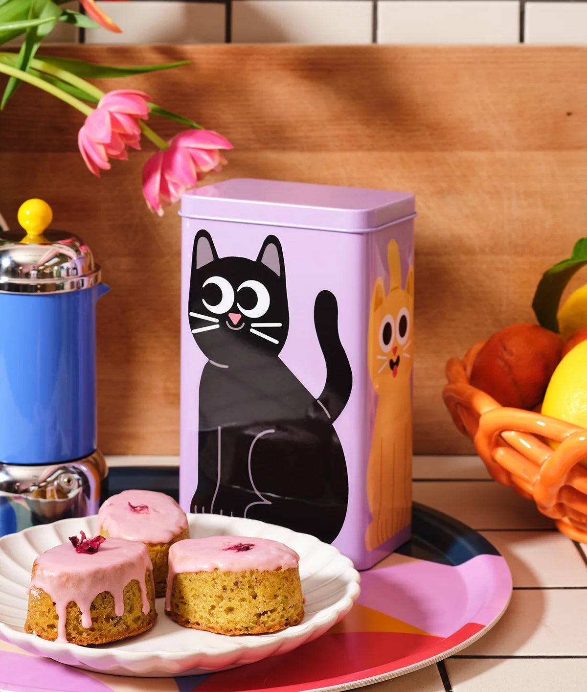 Cat Coffee Tin