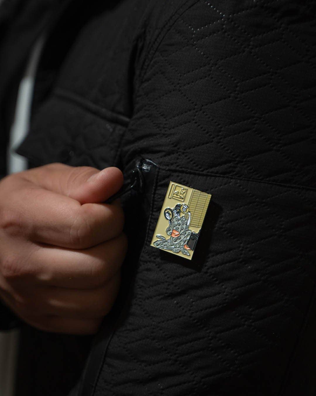 Takashima Ohisa Using Two Mirrors to Observe... • Enamel Pin