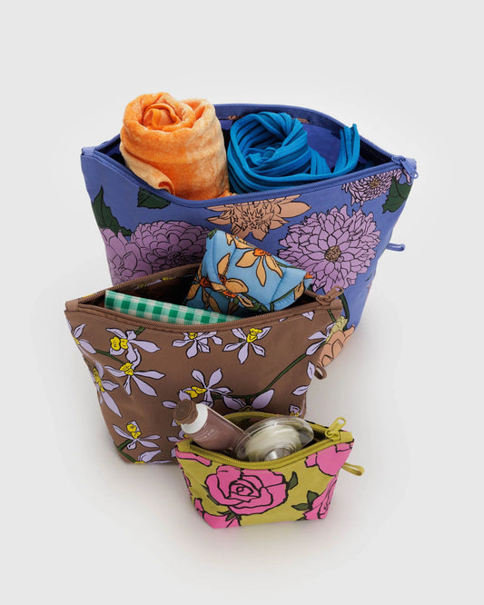 Garden Flowers Go Pouch