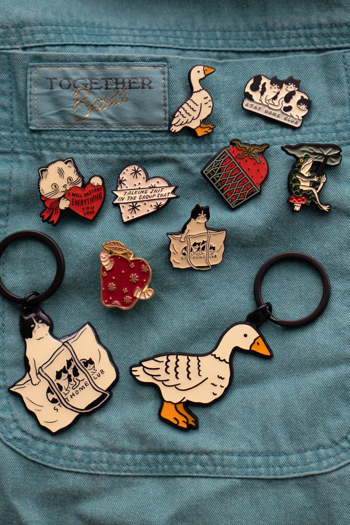 Fowl Pin | Enamel Goose Lapel Pin
