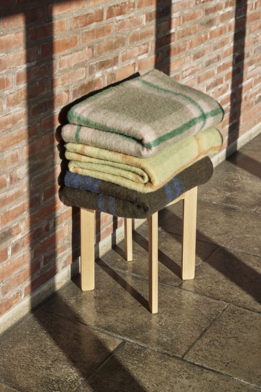 Grid Throw - Yellow/Orange