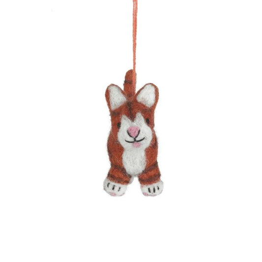 Colin the Cat Hanging Felt Decoration