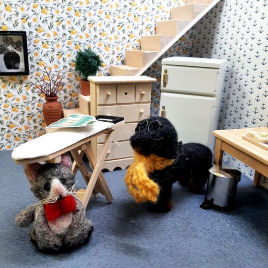 Ferguson the Cat Handmade Hanging Felt Decoration