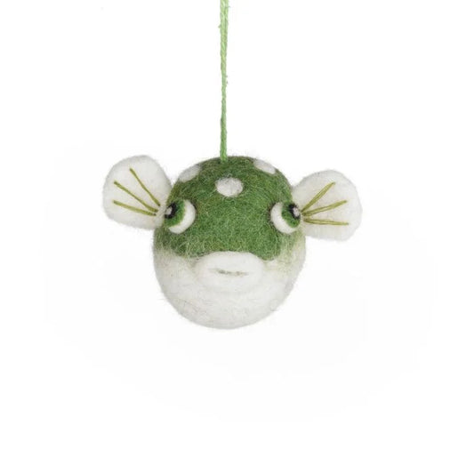 Pufferfish Hanging Felt Decoration