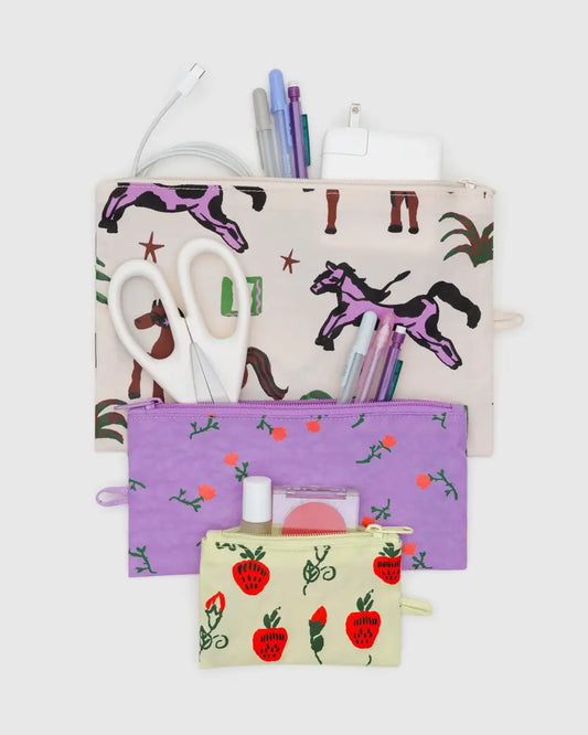 Painted Prairie Flat Pouch