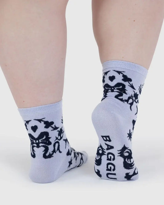 Western Cut Outs Crew Socks