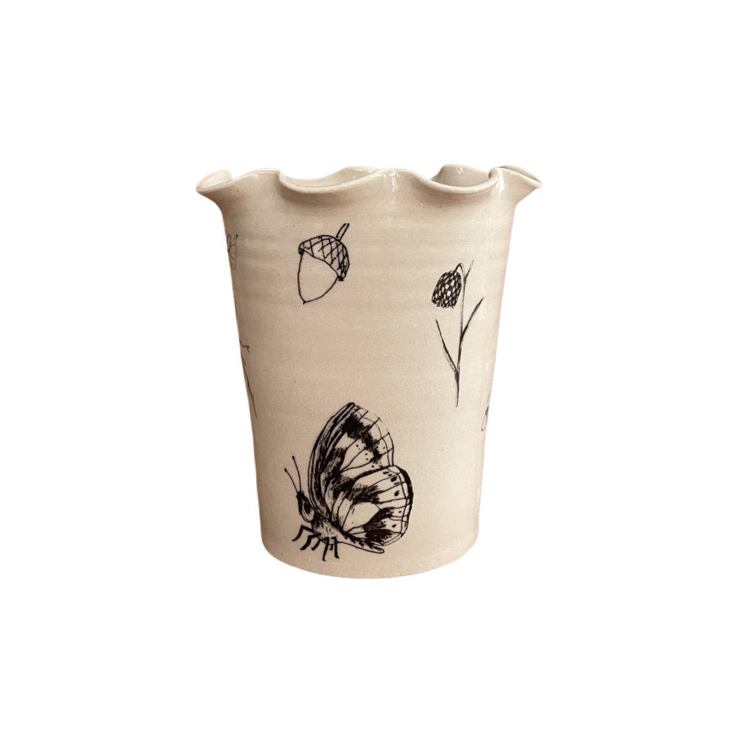 Frilly Garden Vase - Large