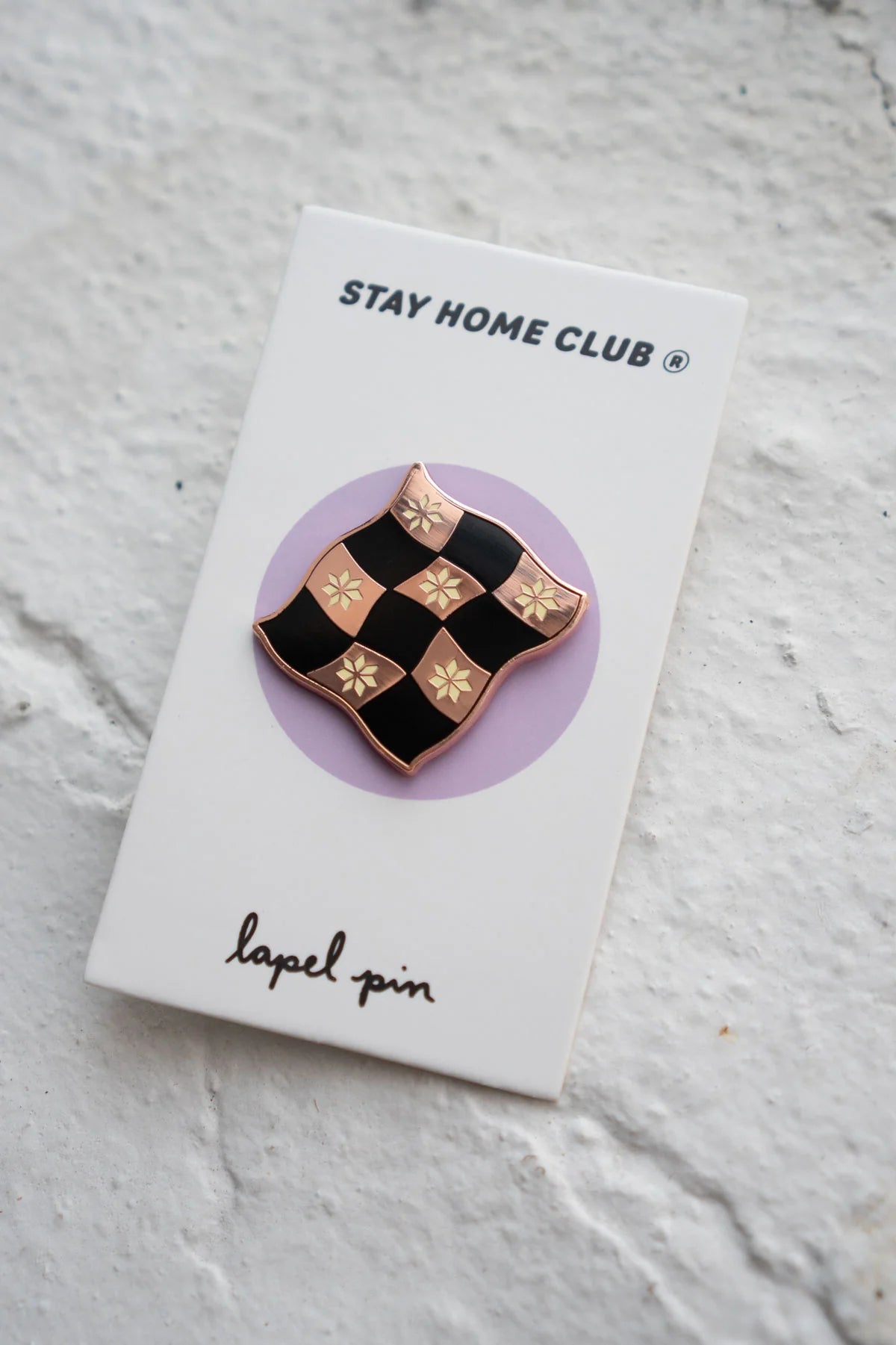 Patchwork Enamel Pin