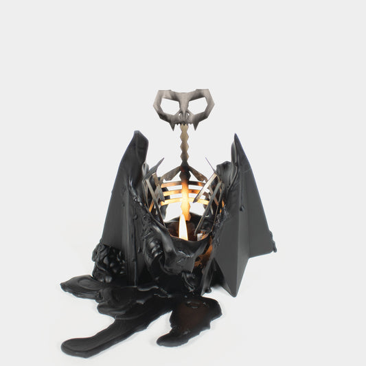 Pyropet Bat Skeleton Candle