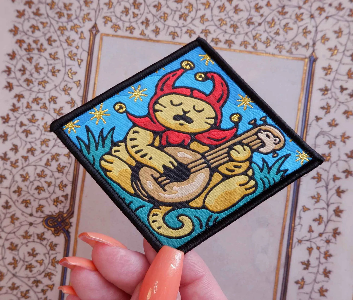 Sad Jester Cat Patch
