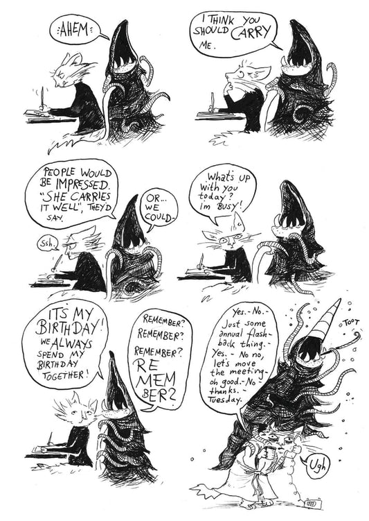 Cat & Bag - by Viviane Schwarz