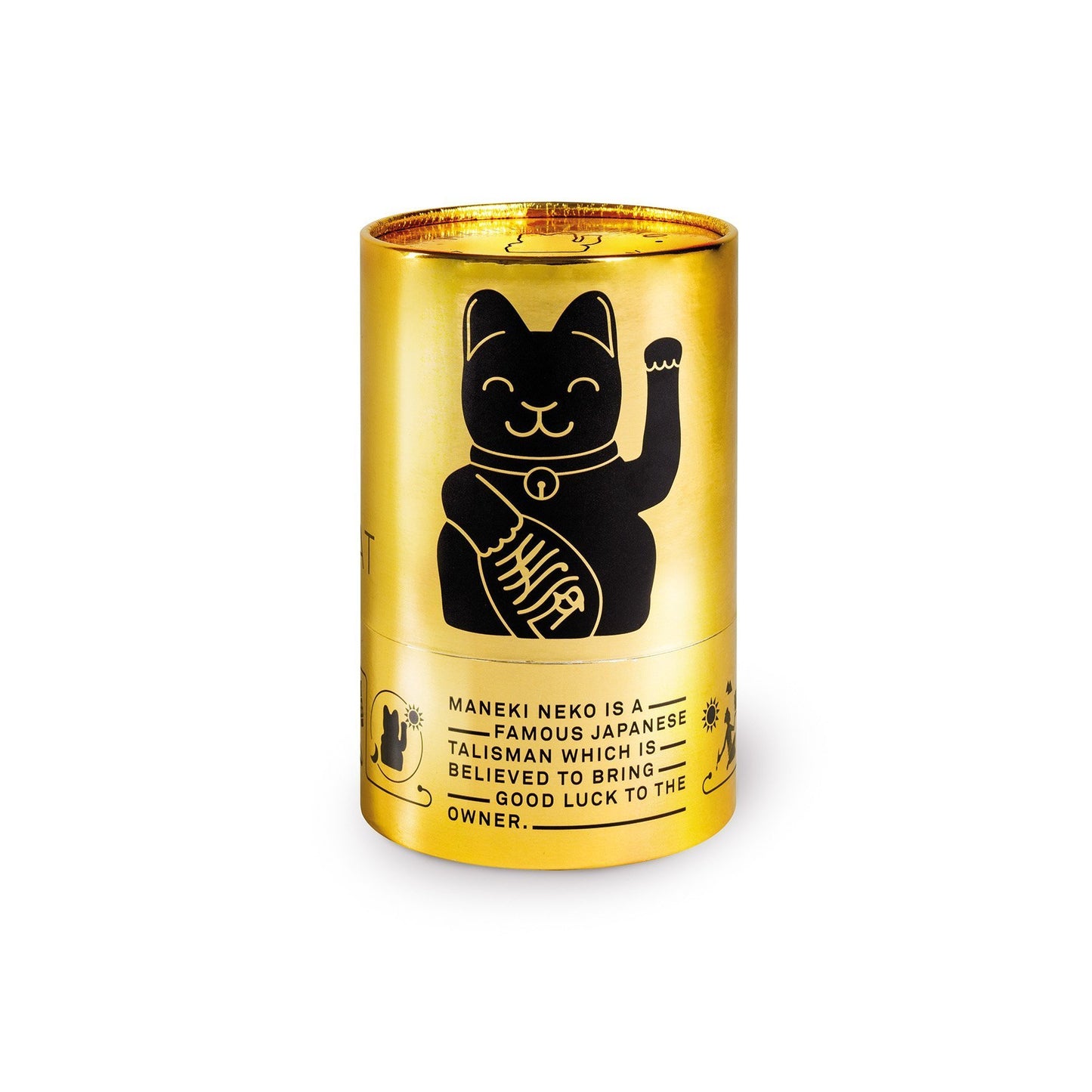 Maneki Neko - Lucky Cat - Glossy Black