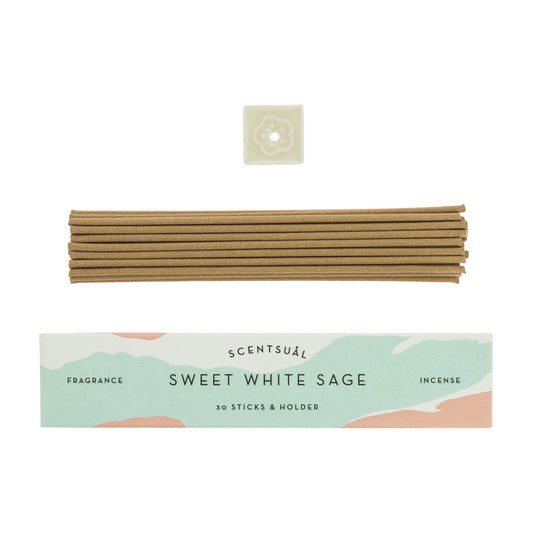 Sweet White Sage Scentsual Incense