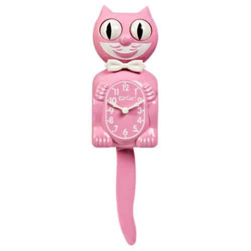 Pink Satin Kit Cat Klock