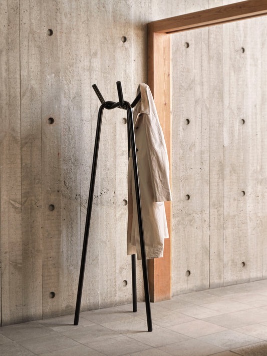 Knit Coat Rack - Black