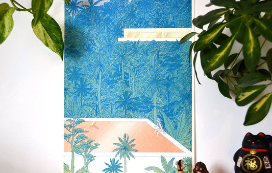Bali A3 Risograph Print