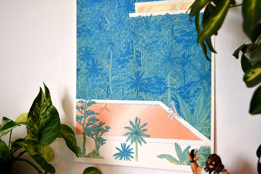 Bali A3 Risograph Print