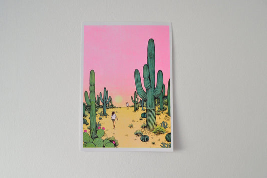 Mirage Risograph Print