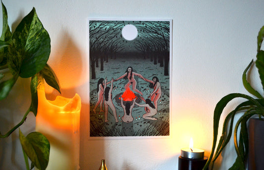 Occult A4 Risograph Print