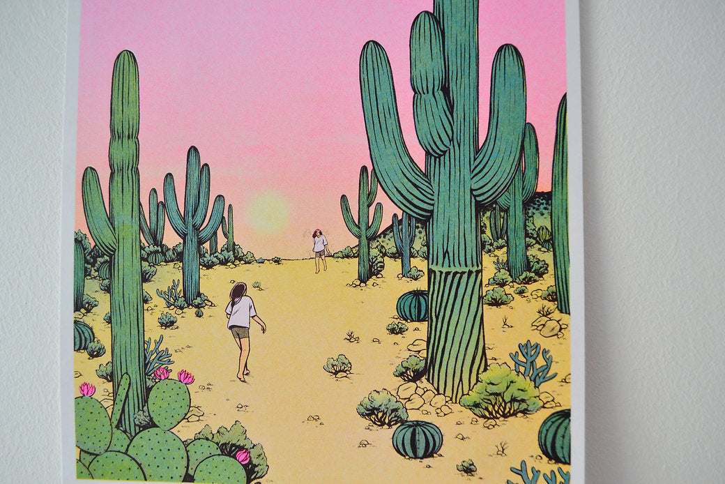 Mirage Risograph Print