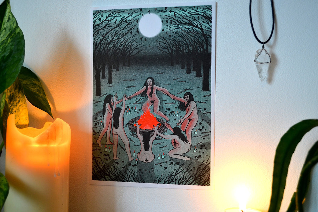 Occult A4 Risograph Print