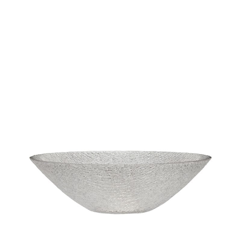 Fuyu Bowl: Large, Clear/Textured