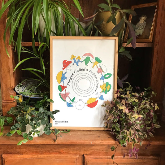 Fungus United A3 Print