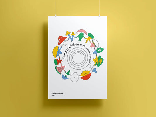 Fungus United A3 Print