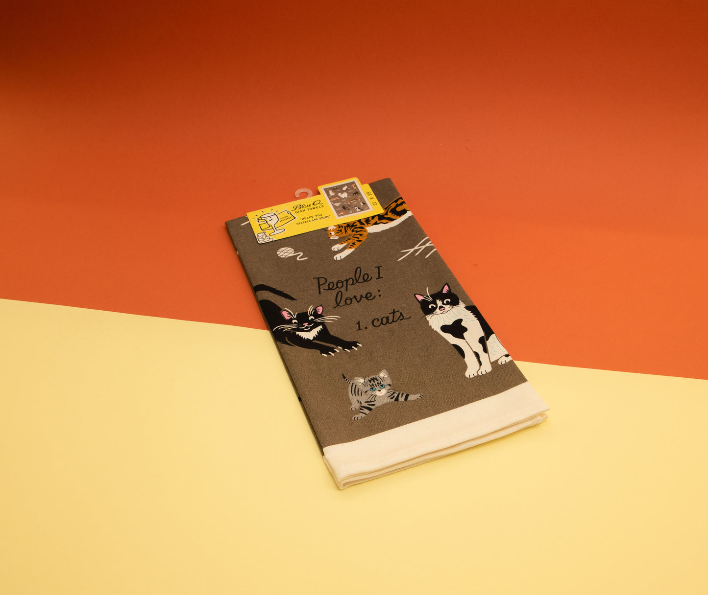 People I Love: Cats Dish Towel