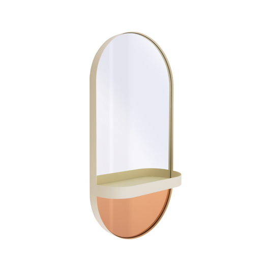 Wall Mirror - Creme