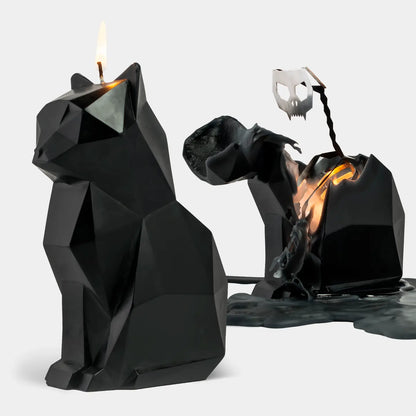 Pyropet Cat Skeleton Candle