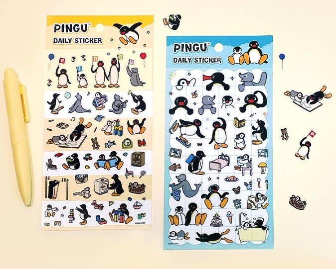 Pingu Sticker Sheets
